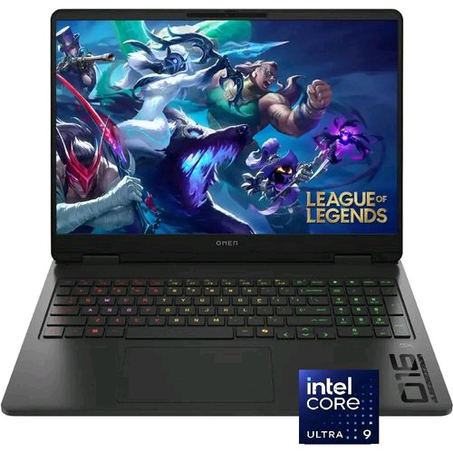 Hp Omen 16 Slim Gaming - 64GB RAM / 1TB SSD - Nvidia GeForce RTX 5070 (8GB) - 15th Gen Intel Core Ultra 9 285H - 16.0" WQXGA (QHD) IPS 240Hz Display - Windows 11 - Shadow Black