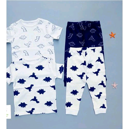 George Baby Short Sleeve Pyjamas 2 Pack