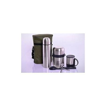 Universal Stainless Steel Food Flasks 5 In 1 Set