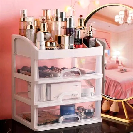 GALUIN Jewelry Cosmetics Storage Drawer Display Makeup Storage Case