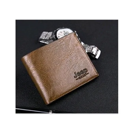 Exquisite Rich Leather Wallet- Khaki