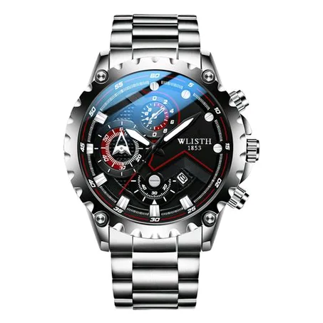 Watch For Men，Silver Wrist Watch,Men's Fashion Accessories