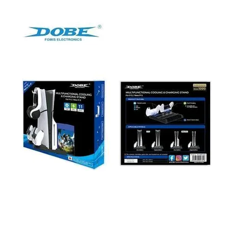 Dobe Playstation 5 & PS5 SLIM Gaming Charger Stand/Cooling Fan