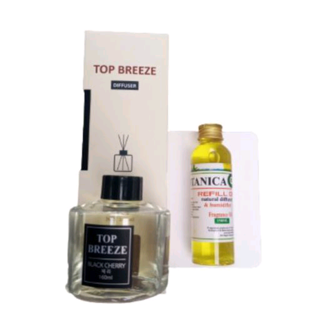 TOP BREEZE Cherry DIFFUSER Gives Your Home A Nice Scent And Refill