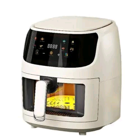 SILVER CREST 8L Glass Window Electric Digital Touch Air Fryer Oven -White