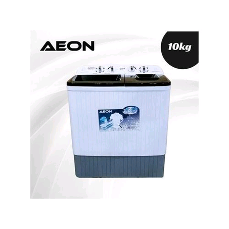 Aeon 10KG TWIN TUB WASHING MACHINE- WASH/SPIN/DRAIN