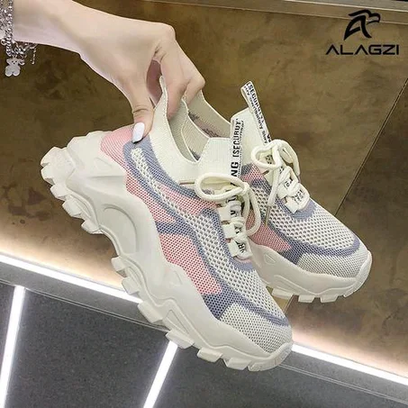 ALagzi 2025 Ladies Classic Fashion Casual Shoes Sneakers - Pink