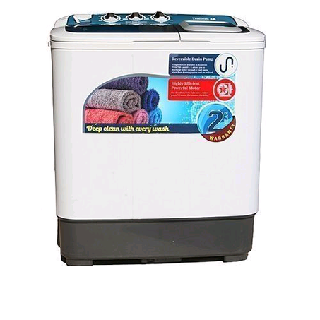 Scanfrost Semi Automatic, Twin Tub Washing Machine - Wash And Spin