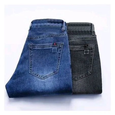 2in1 Trendy Stock Blue And Grey Jean For Men