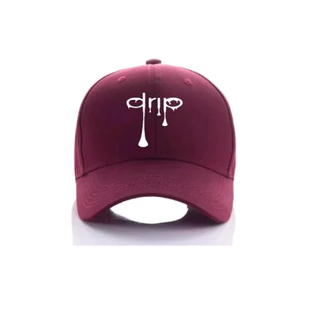 Clean Design Face Cap - Wine Color