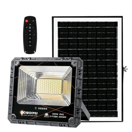 High-End Home Lamp Set 300W Cool White Solar Light System