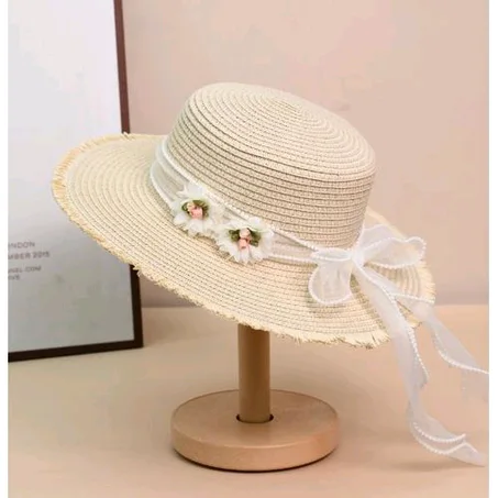 BEACH STRAW HAT Summer Hat Outdoor Visor Straw Cap Hat