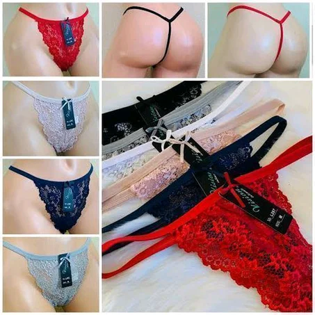 Ladies Net Lace Panties (set Of 6)