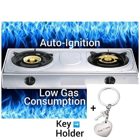 2Burners Low Gas Consumption Table Top Gas Cooker+free Gift