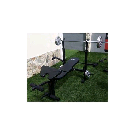 Weight Lifting Bench With 20kg Weight With Gym Gloves