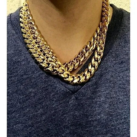 Chains ( Men's Gold Cuban Link Chain )