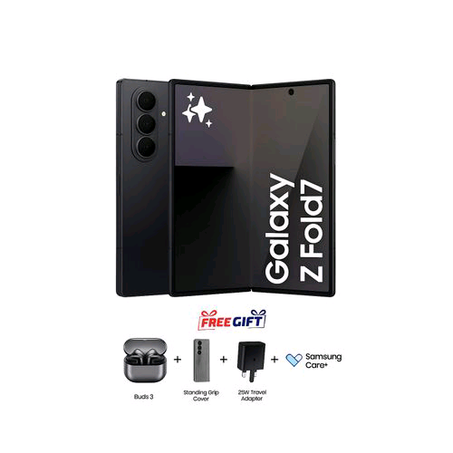 Samsung Galaxy Z Fold 7 8.00" 12GB RAM/256GB ROM Android 16- Black+Free gift