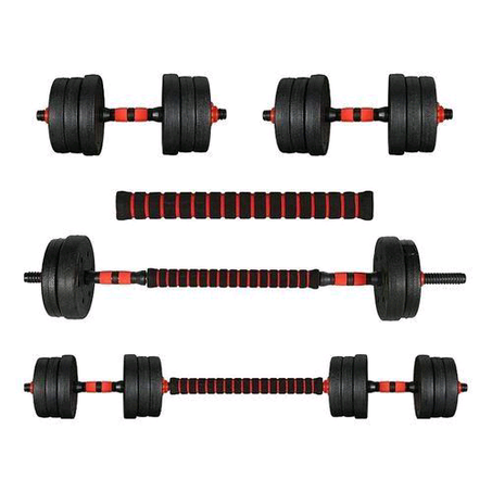 30KG Dumbbell Set With Barbell Extension