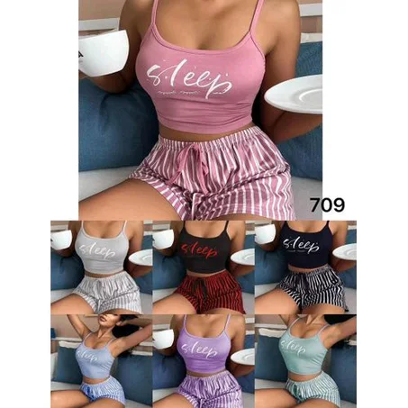 Ladies Night Wear - Top And Short-