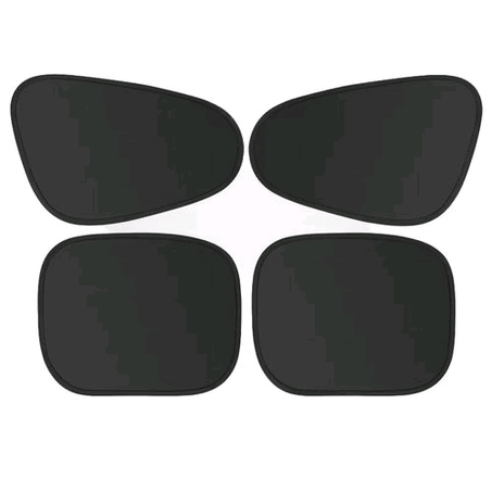 Car Side Window Sunshades-Universal Foldable Car Window Sunshades-4Pcs