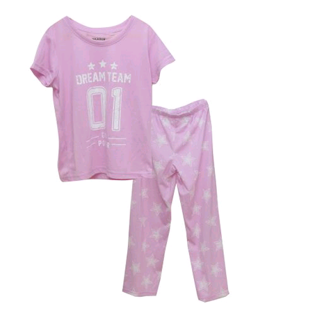 2pcs Dream Team Prints Nighties Set