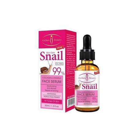 Aichun Beauty Skincare Snail Collagen + Vitamin E Face Serum For All Face