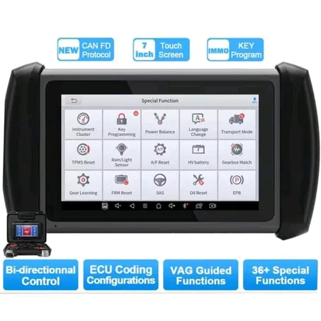 Xtool XTOOlL InPlus IP819 Automotive Scanner ECU Coding VAG Guided Full System Bidirectional Car Diagnostic Tools CAN FD 36 Resets