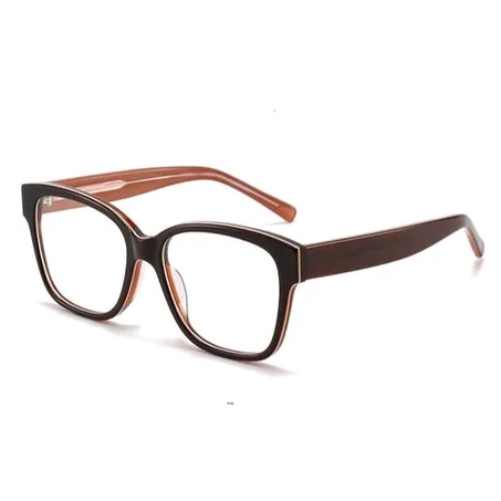 Unisex Acetate Prescription Glasses with A Case