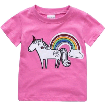 BABY UNIQUE UNICORN POLO TOP (PINK) ₦ 8,950