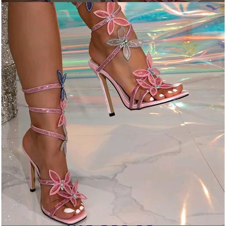 Classy spiral heels for ladies