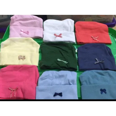 6 Pieces Beautiful Stylish New Born Baby Caps Till Grow Up