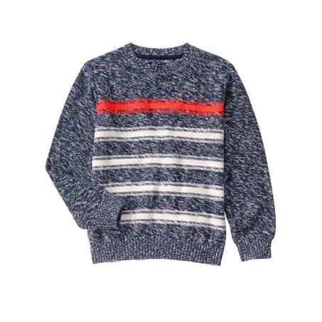 Gymboree Boy Marled Navy Striped Sweater