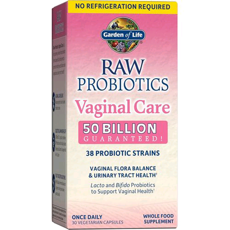 Garden Of Life Raw Probiotics Vaginal Care 50 Billion CFU - 30 Vcaps
