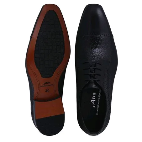 Aria Comfortable lace-up corporate Italian leather shoe BSH-3828