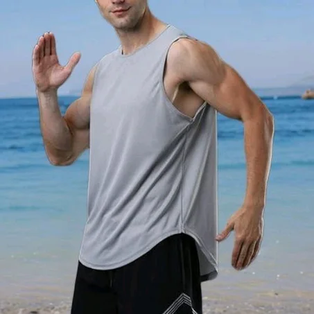 Berrykey Premium Singlet Men's Vest Shirt Joggers (UnderWear) – Grey