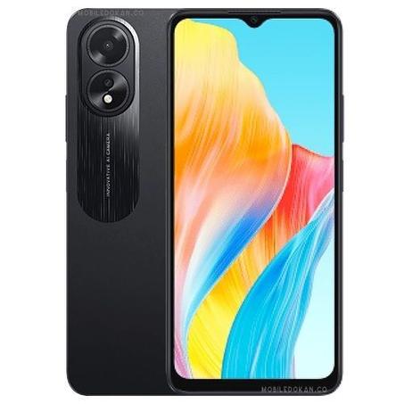 Oppo A18 - 6.56", 4GB, 128GB 8+2MP, 4G, 5000mAh - Black
