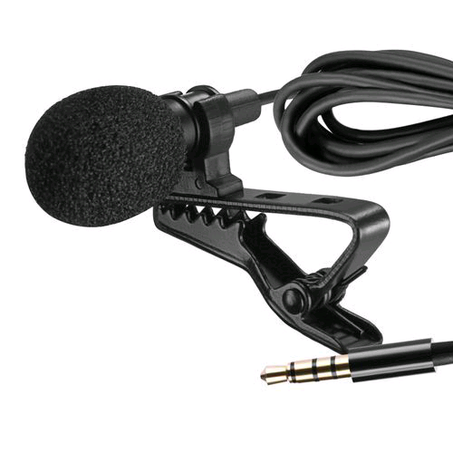 Mini Clip-on Lavalier Microphone Lapel Condenser Mic