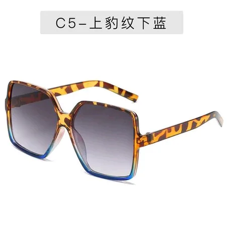 Vintage Oversized Square Shaped Elegant Ladies Sunglasses