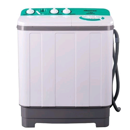 Hisense 7.5KG Manual Twin Tub Washing Machine (Wash&Spin)