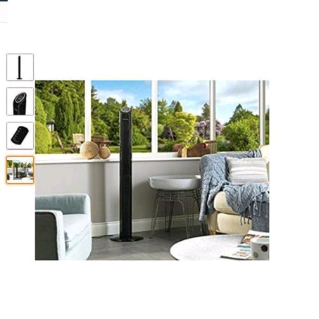 Dimplex Cooling Slimline Blade-less Tower Fan With Remote Control