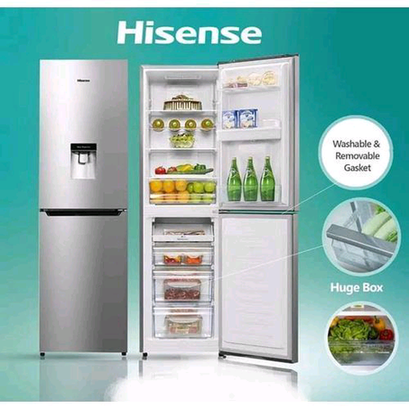 Hisense 264Litres Bottom Mount Freezer Refrigerator + Dispenser