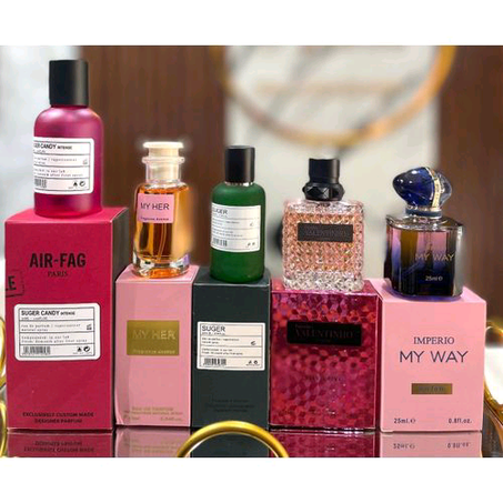 Imperio My Way Perfume 25ml & Suger candy 30ml & Suger 25ml & My her 25ml 5pcs combo