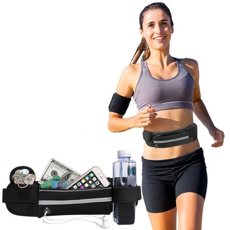 Running Waist Packs Bag Waterproof Sports Belt Pouch Waist Packs Fanny Pack