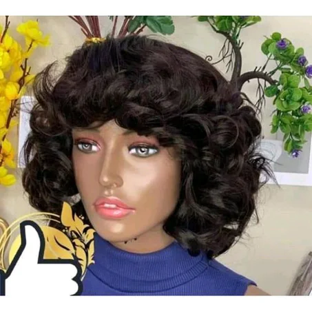 Omotola Inspired Fringe Fibre Hair - Wig