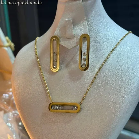 سنسلة مع حلقات MESSIKA