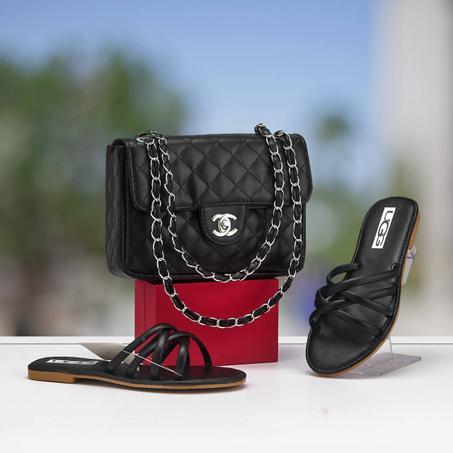 صاك Chanel + صندالة نسائية