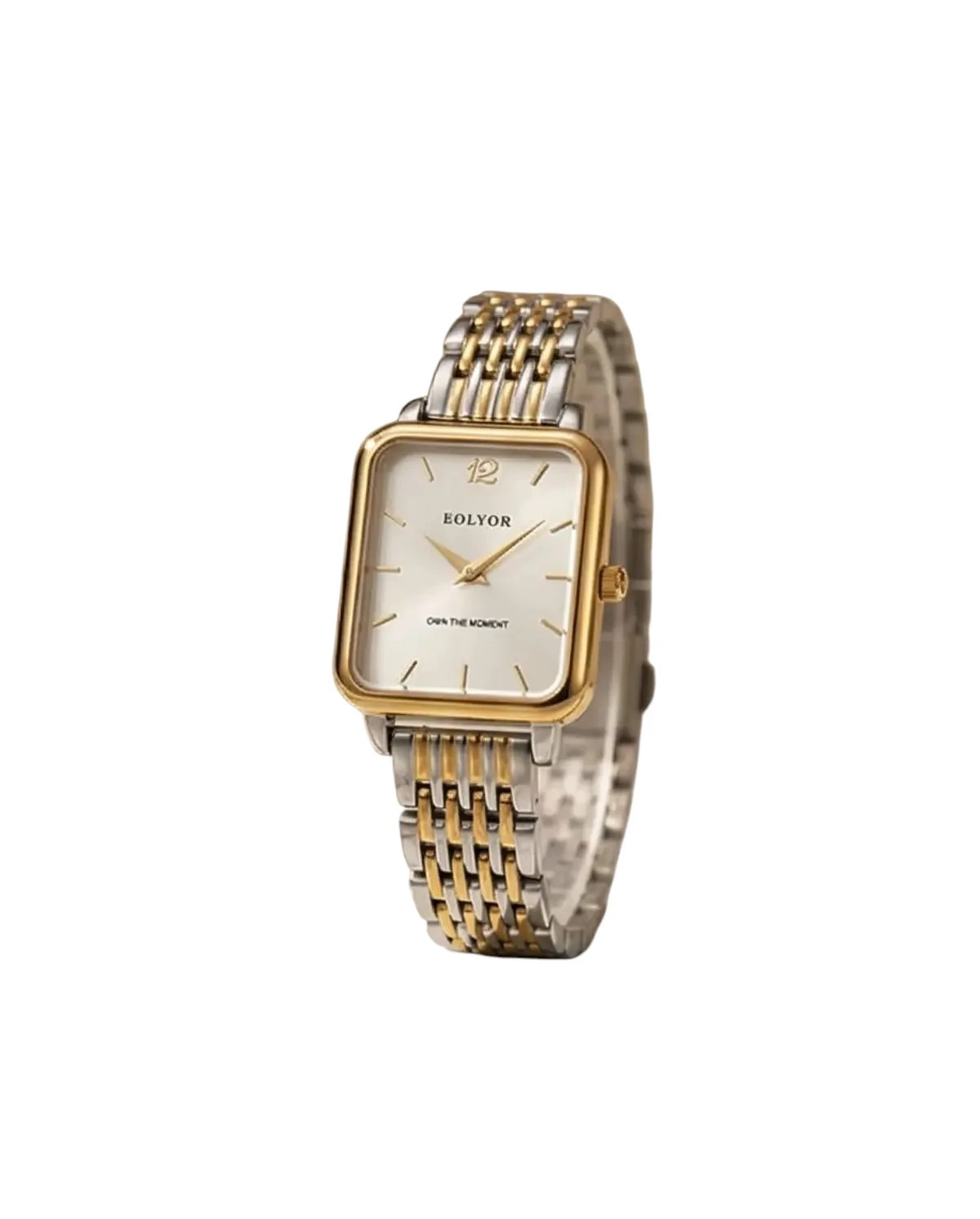 Montre Femme – Vert, Or, Argent – Acier Inoxydable