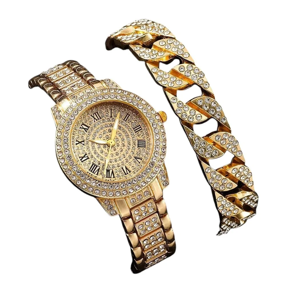 Montre Femme Or & Diamants – L'Élégance Intemporelle