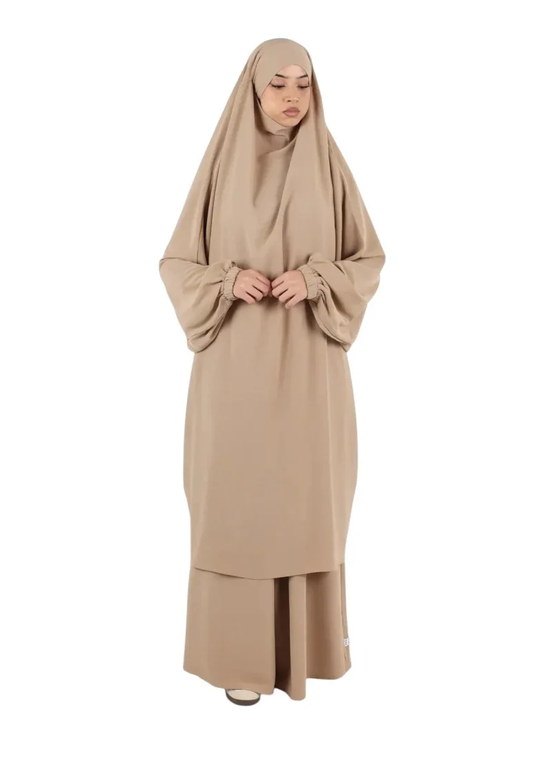 Jilbab Skirt Luxury Crepe – Cappuccino