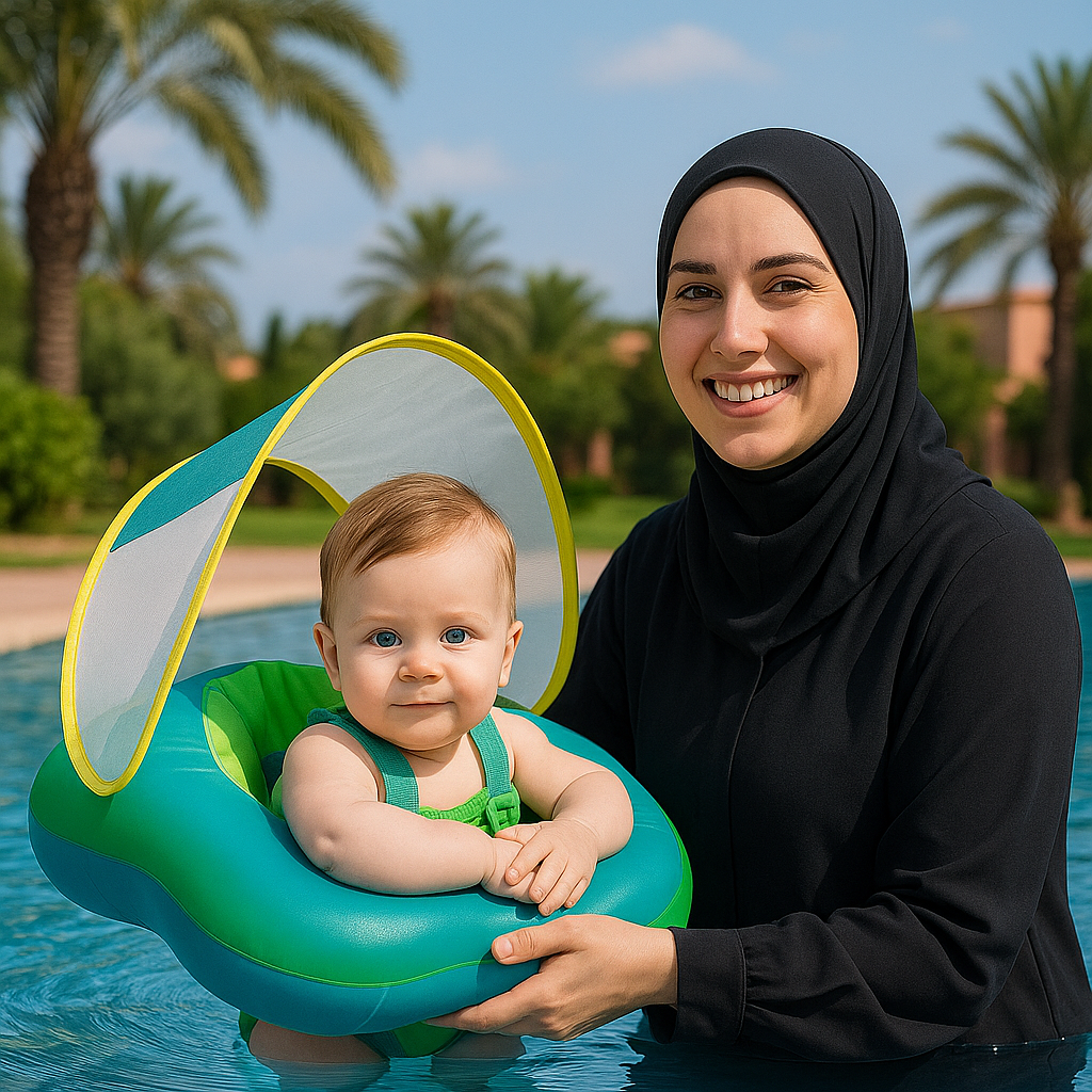 🏆 "راحة وأمان لطفلك تحت الشمس ☀️"